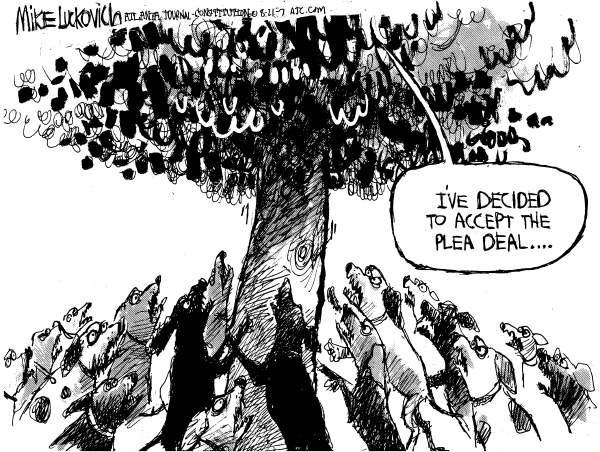 Editorial Cartoon by Mike Luckovich, Atlanta Journal-Constitution on In Other News