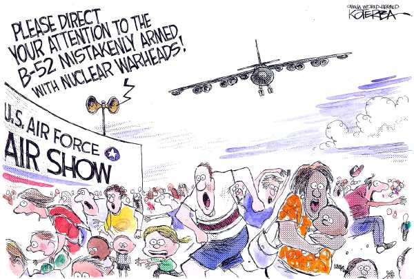Editorial Cartoon by Jeff Koterba, Omaha World-Herald on Homeland Security Tightens