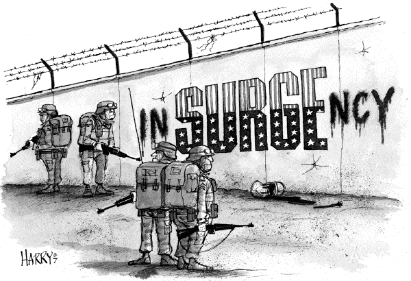 Editorial Cartoon by Harry Harrison, The South China Morning Post on More Gains in Iraq