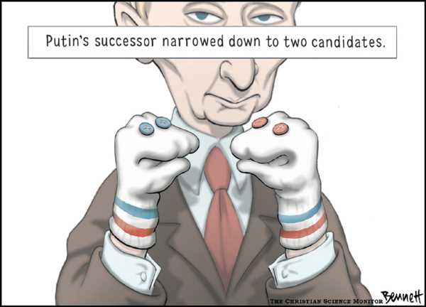 Editorial Cartoon by Clay Bennett, Christian Science Monitor on In Other News