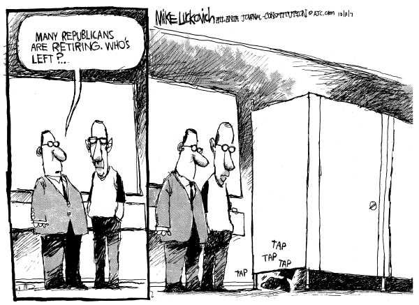 Editorial Cartoon by Mike Luckovich, Atlanta Journal-Constitution on GOP Looks for Answers