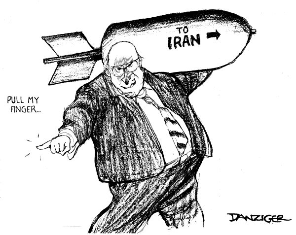 Editorial Cartoon by Jeff Danziger, CWS/CartoonArts Intl. on War With Iran Imminent
