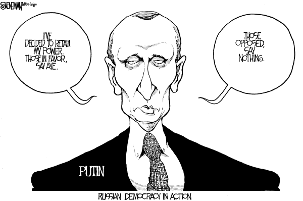 Editorial Cartoon by Drew Sheneman, Newark Star Ledger on In Other News