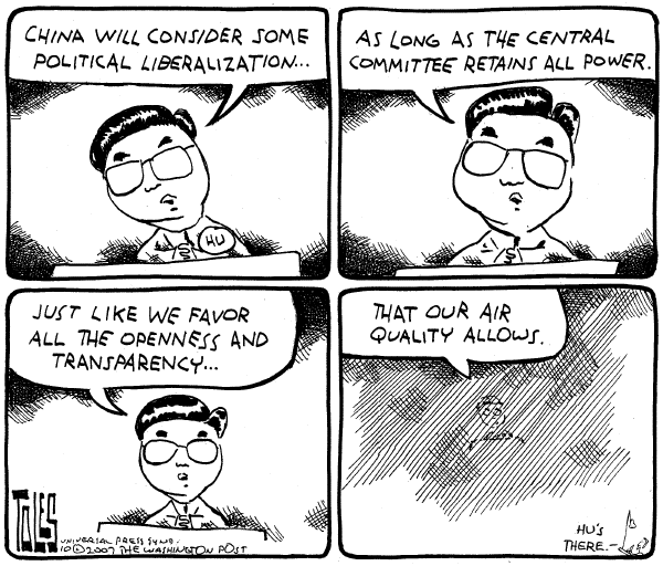 Editorial Cartoon by Tom Toles, Washington Post on In Other News