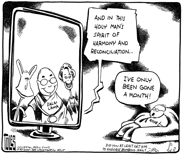 Editorial Cartoon by Tom Toles, Washington Post on In Other News
