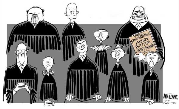Editorial Cartoon by Ann Telnaes, CWS/CartoonArts Intl. on Justice Thomas Reveals All