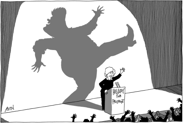 Editorial Cartoon by Tony Auth, Philadelphia Inquirer on Iowans Set to Vote