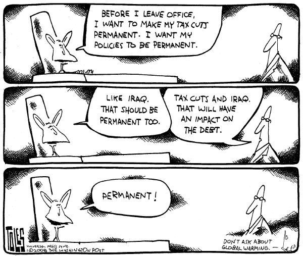 Editorial Cartoon by Tom Toles, Washington Post on In Other News