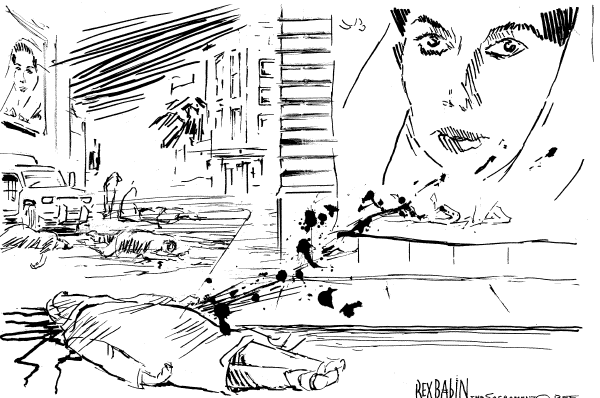 Editorial Cartoon by Rex Babin, Sacramento Bee on Bhutto Killed; Pakistani Election Postponed