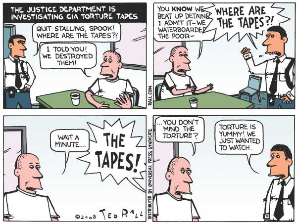 Editorial Cartoon by Ted Rall on In Other News