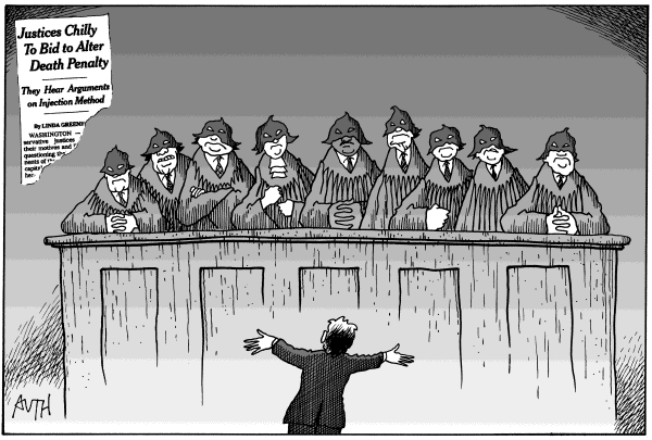 Editorial Cartoon by Tony Auth, Philadelphia Inquirer on In Other News