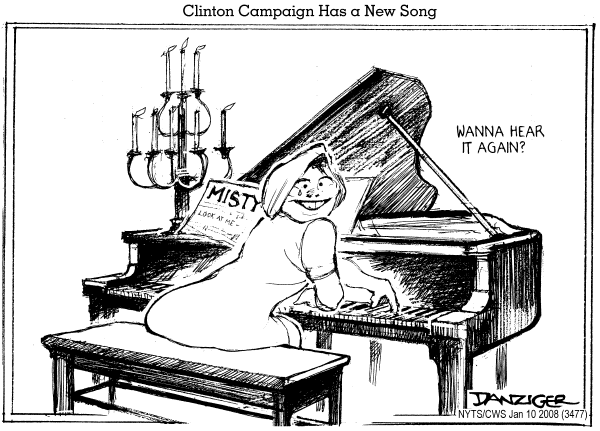 Editorial Cartoon by Jeff Danziger, CWS/CartoonArts Intl. on Democratic Campaign News