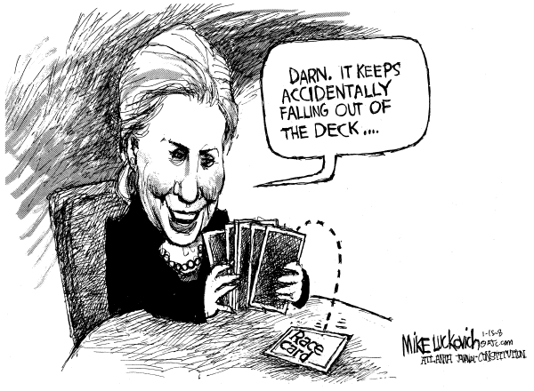Editorial Cartoon by Mike Luckovich, Atlanta Journal-Constitution on Democratic Campaign News