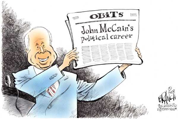 Editorial Cartoon by John Branch, San Antonio Express-News on Republican Campaign News