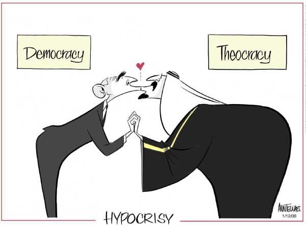Editorial Cartoon by Ann Telnaes, CWS/CartoonArts Intl. on Bush Seeks Peace in Middle East