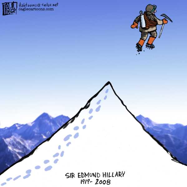 Editorial Cartoon by Tab (Thomas Boldt), Calgary Sun on In Other News
