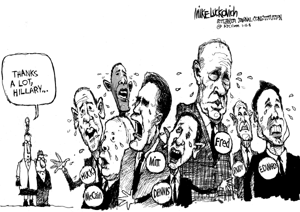 Editorial Cartoon by Mike Luckovich, Atlanta Journal-Constitution on In Other News