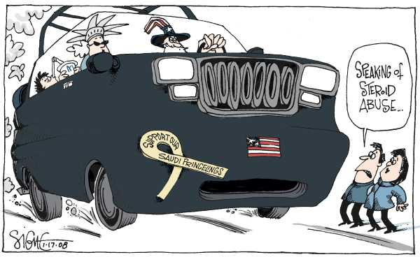 Editorial Cartoon by Signe Wilkinson, Philadelphia Daily News on In Other News