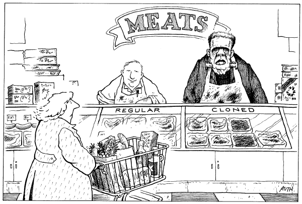 Editorial Cartoon by Tony Auth, Philadelphia Inquirer on In Other News