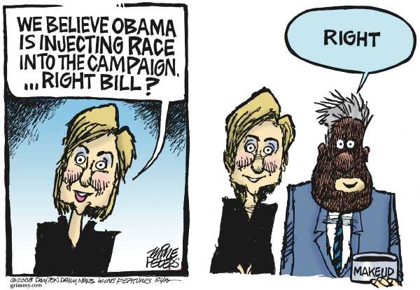 Editorial Cartoon by Mike Peters, Dayton Daily News on Bill Clinton Assumes Major Role