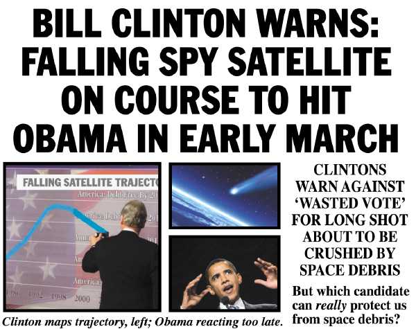 Editorial Cartoon by Don Asmussen, San Francisco Chronicle on Bill Clinton Assumes Major Role