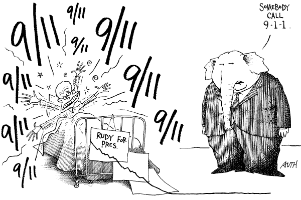 Editorial Cartoon by Tony Auth, Philadelphia Inquirer on McCain Wins Florida