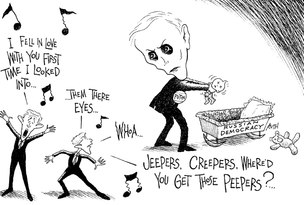 Editorial Cartoon by Tony Auth, Philadelphia Inquirer on In Other News