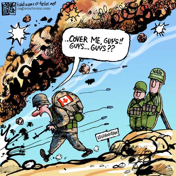 Editorial Cartoon by Tab (Thomas Boldt), Calgary Sun on In Other News