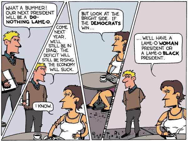 Editorial Cartoon by Ted Rall on In Other News