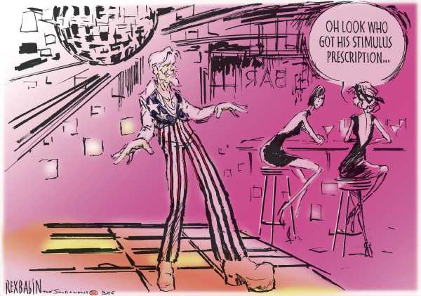 Editorial Cartoon by Rex Babin, Sacramento Bee on In Other News