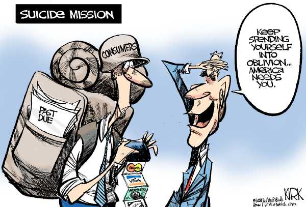 Editorial Cartoon by Kirk Walters, Toledo Blade on Congress Proposes Stimulus Plan