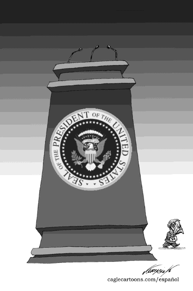 Editorial Cartoon by Antonio Neri Licón, Mexico on Bush Delivers Last State of Union Speech