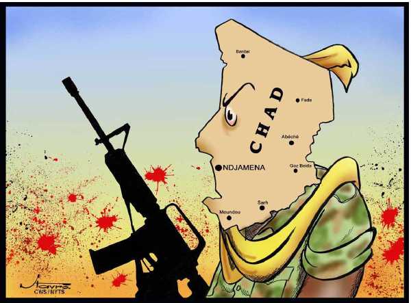 Editorial Cartoon by Stavro, Ad-Dabbour, Beirut, Lebanon on Trouble in Africa