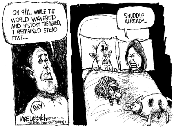 Editorial Cartoon by Mike Luckovich, Atlanta Journal-Constitution on In Other News