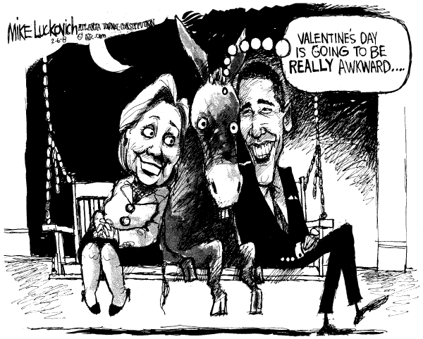 Editorial Cartoon by Mike Luckovich, Atlanta Journal-Constitution on Campaign News