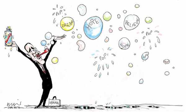 Editorial Cartoon by Alan Moir, Sydney Morning Herald, Australia on Obama Overtakes Clinton