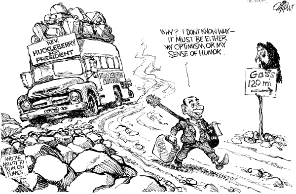 Editorial Cartoon by Pat Oliphant, Universal Press Syndicate on McCain Gains Insurmountable Lead