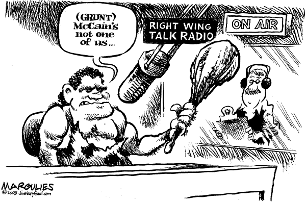 Editorial Cartoon by Jimmy Margulies, The Record, New Jersey on McCain Gains Insurmountable Lead