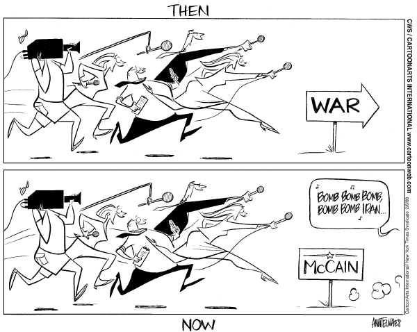 Editorial Cartoon by Ann Telnaes, CWS/CartoonArts Intl. on McCain Gains Insurmountable Lead