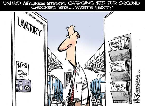 Editorial Cartoon by Kirk Walters, Toledo Blade on In Other News