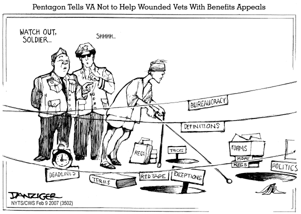 Editorial Cartoon by Jeff Danziger, CWS/CartoonArts Intl. on War on Terror Heating Up