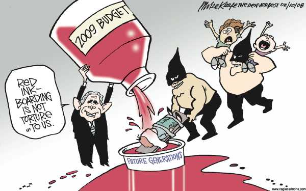 Editorial Cartoon by Mike Keefe, Denver Post on War on Terror Heating Up