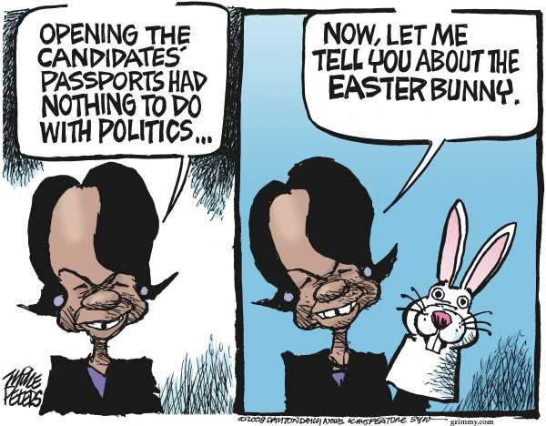 Editorial Cartoon by Mike Peters, Dayton Daily News on In Other News