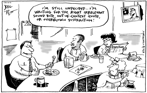 Editorial Cartoon by Joel Pett, Lexington Herald-Leader, CWS/CartoonArts Intl. on In Other News
