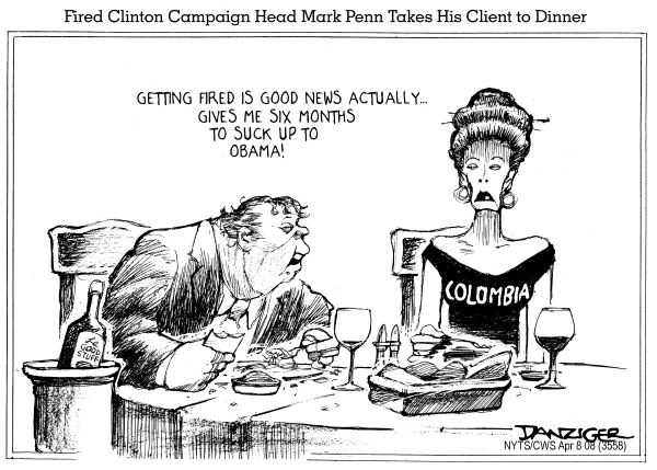 Editorial Cartoon by Jeff Danziger, CWS/CartoonArts Intl. on Obama Strengthens Position