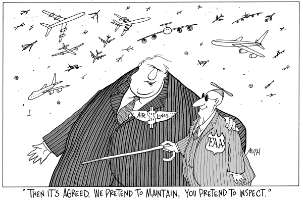 Editorial Cartoon by Tony Auth, Philadelphia Inquirer on In Other News