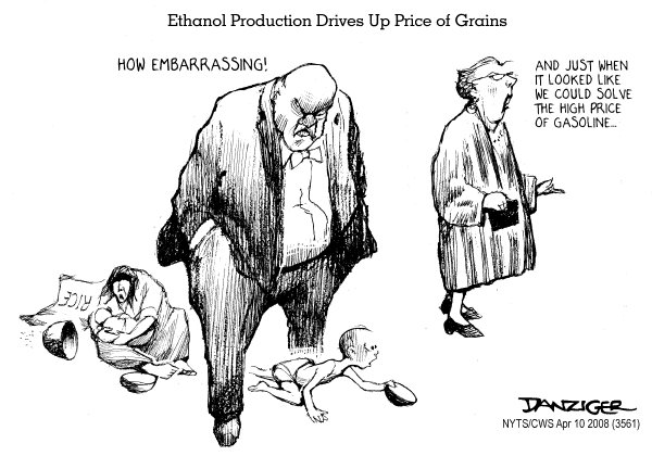 Editorial Cartoon by Jeff Danziger, CWS/CartoonArts Intl. on Gas Prices Rise