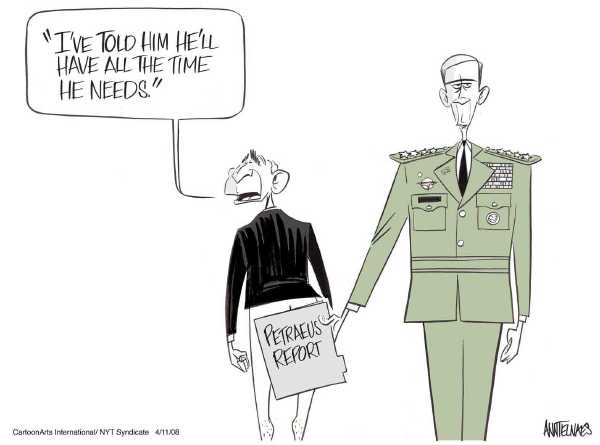 Editorial Cartoon by Ann Telnaes, CWS/CartoonArts Intl. on Situation Worsens in Iraq