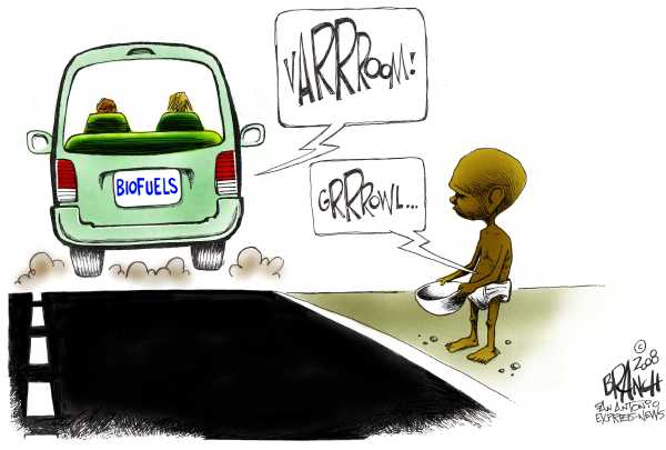Editorial Cartoon by John Branch, San Antonio Express-News on Global Warming Accelerates