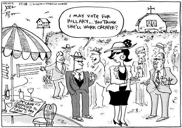 Editorial Cartoon by Joel Pett, Lexington Herald-Leader, CWS/CartoonArts Intl. on Campaign News